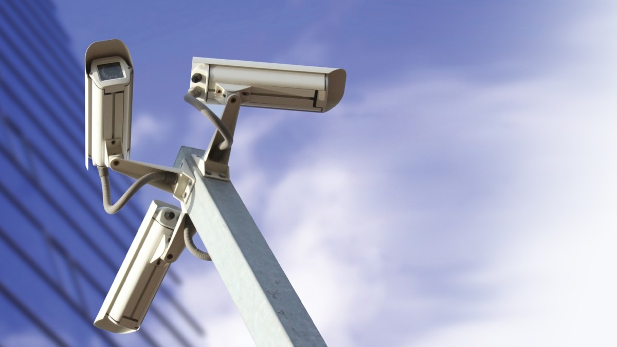 Outdoor CCTV video surveillance cameras